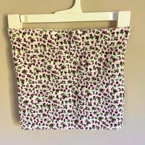 BONGO floral tube top!!